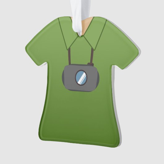 Personalisiertes Fotografshutterbug-Weihnachten Ornament (Vorderseite)