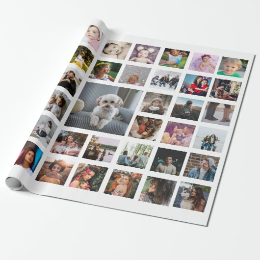 Personalisiertes Fotolackpapier Geschenkpapier (Ungerollt)