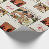 Personalisiertes Fotolackpapier Geschenkpapier (Ecke)