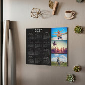 Personalisiertes Fotomaterial 2025 Kalender Magnet