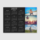 Personalisiertes Fotomaterial 2025 Kalender Magnet (Vorderseite)