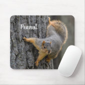 Personalisiertes Fox-Eichhörnchen auf einem Baum Mousepad (Mit Mouse)