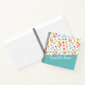 Personalisiertes Fox-Muster Notizblock (Innenseite)