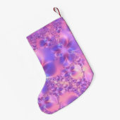 Personalisiertes Fraktal Blume Weihnachten Strumpf Kleiner Weihnachtsstrumpf (Rückseite (Hängend))