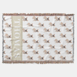 Personalisiertes Französisch (maskiert) Decke