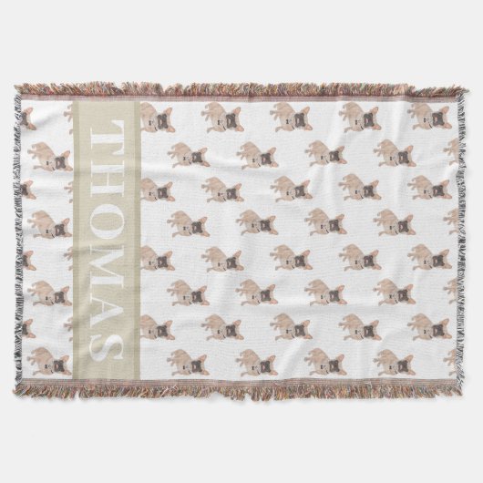 Personalisiertes Französisch (maskiert) Decke (Vorderseite)