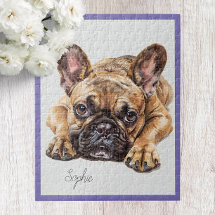 Personalisiertes Französische Bulldogge Puzzle