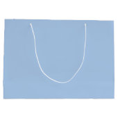 Personalisiertes französisches Blue Large-Geschenk Große Geschenktüte (Rückseite)
