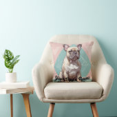 Personalisiertes französisches Bulldog-Pillow Kissen (Stuhl )