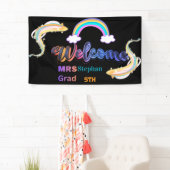 Personalisiertes Frau Willkommensschild | Benutzer Banner (Insitu)