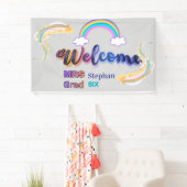 Personalisiertes Frau Willkommensschild | Benutzer Banner (Insitu)