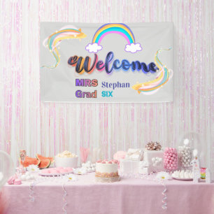 Personalisiertes Frau Willkommensschild Benutzer Banner