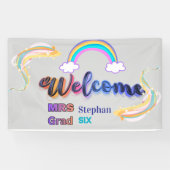 Personalisiertes Frau Willkommensschild | Benutzer Banner (Horizontal)
