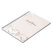 Personalisiertes FrauenNotebook in Rosa Notizblock (Linke Seite)