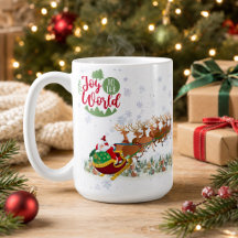 Personalisiertes Freude auf der Welt Weihnachten