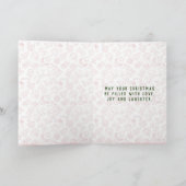 Personalisiertes freudiges Foto Karte (Innenseite)