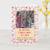 Personalisiertes freudiges Foto Karte (Gelbe Blume)