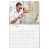 Personalisiertes freudvolles Foto Kalender (Mär 2026)