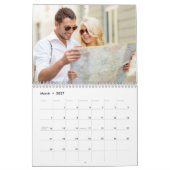 Personalisiertes freudvolles Foto Kalender (Mär 2027)
