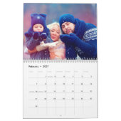 Personalisiertes freudvolles Foto Kalender (Feb 2027)