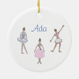 Personalisiertes Fritz/Solid/Blume Nutcracker Cera Keramik Ornament