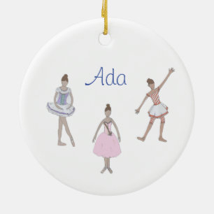 Personalisiertes Fritz/Solid/Blume Nutcracker Cera Keramik Ornament