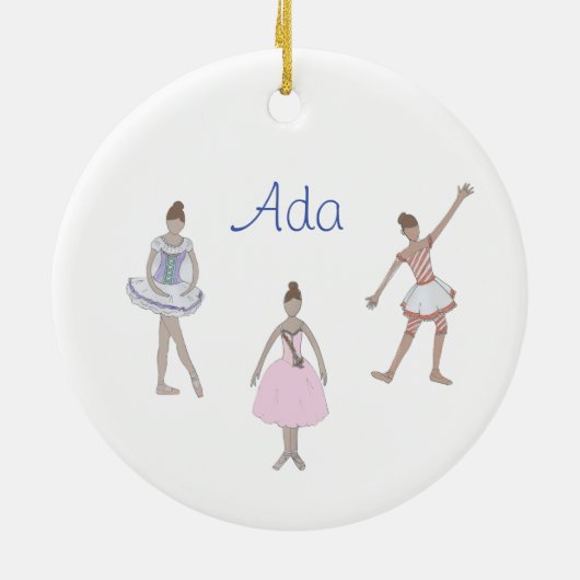 Personalisiertes Fritz/Solid/Blume Nutcracker Cera Keramik Ornament (Hinten)