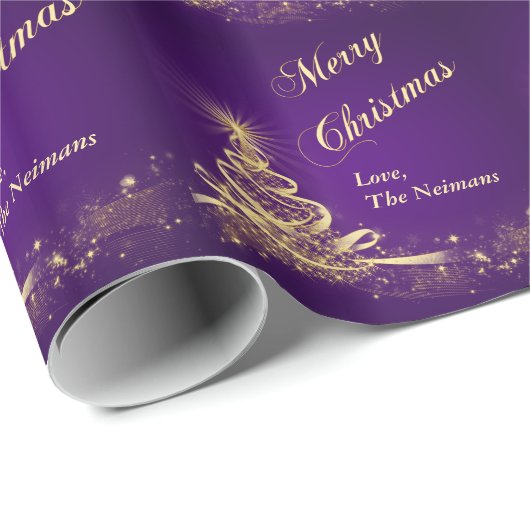 Personalisiertes frohe geschenkpapier (Rolleneckpunkt)