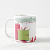 Personalisiertes frohe Weihnacht-Tanten-u. Kaffeetasse (Links)
