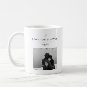 "Personalisiertes Frohe Weihnachten mit Foto & Nam Kaffeetasse