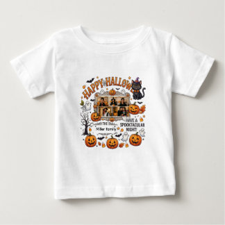 Personalisiertes Frohes Halloween-Familien-Shirt m Baby T-shirt
