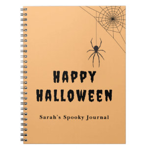 Personalisiertes Frohes Halloween Gruseliges Notiz Notizblock