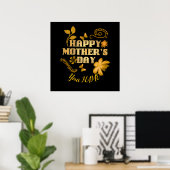 Personalisiertes Frohes Muttertagsgeschenk aus Gol Poster (Heimbüro)