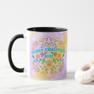 PERSONALISIERTES FROHES WEIHNACHTSFEST 20XX TASSE