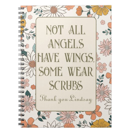 Personalisiertes Frontline-Worker-Planer-Notebook Notizblock (Vorderseite)