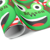 Personalisiertes Frostfest Geschenkpapier (Rolleneckpunkt)