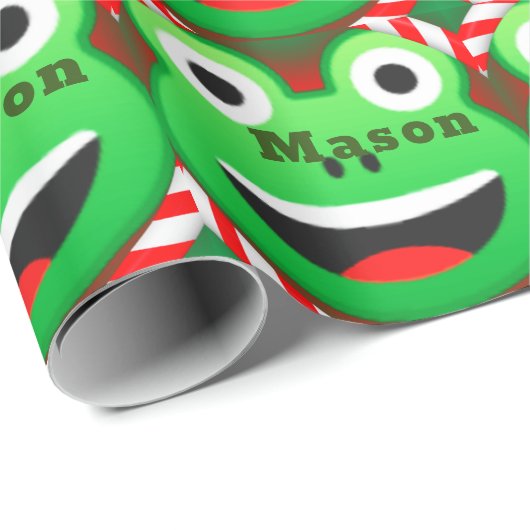 Personalisiertes Frostfest Geschenkpapier (Rolleneckpunkt)