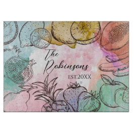 Personalisiertes Fruchtfest Schneidebrett