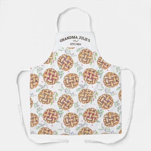 Personalisiertes Fruchtpiemuster, benutzerdefinier Schürze (Vorderseite)