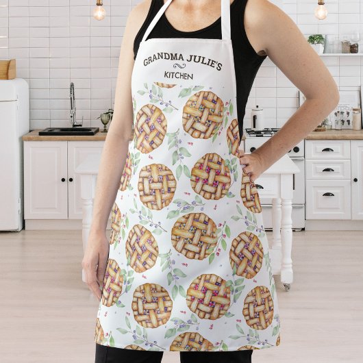 Personalisiertes Fruchtpiemuster, benutzerdefinier Schürze
