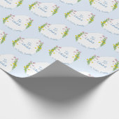 Personalisiertes Frühgeburteneier Geschenkpapier (Ecke)