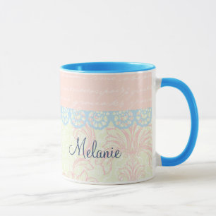 Personalisiertes Frühlings-Vintage-Niedliches-Voge Tasse