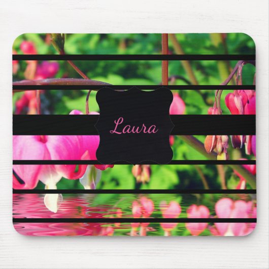 Personalisiertes Fuchsiendesign Mousepad (Vorne)