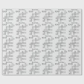 Personalisiertes Fun Crossword Puzzle, Brille Art Geschenkpapier (Flach)