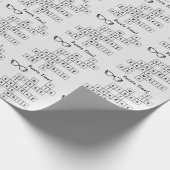 Personalisiertes Fun Crossword Puzzle, Brille Art Geschenkpapier (Ecke)