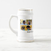 Personalisiertes Fünf-Foto-Benutzerdefiniertes Tex Bierglas (Links)