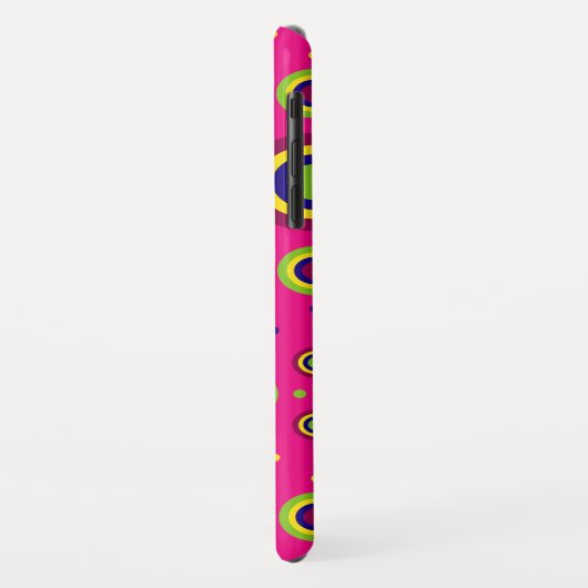 Personalisiertes Funkkreismuster Case-Mate iPhone Hülle (Hinten/Links)