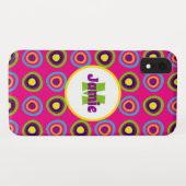 Personalisiertes Funkkreismuster Case-Mate iPhone Hülle (Rückseite (Horizontal))