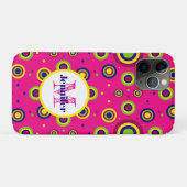 Personalisiertes Funkkreismuster Case-Mate iPhone Hülle (Rückseite (Horizontal))