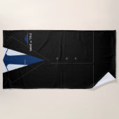 Personalisiertes Funny Beach Handtuch Handtuchgesc (Vorderseite)